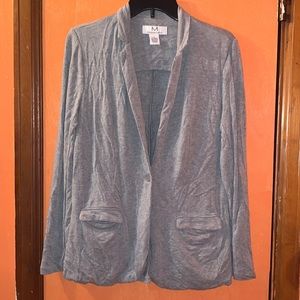 MAGASCHONI GRAY Blazer Size L w/ front functional pockets n button closure